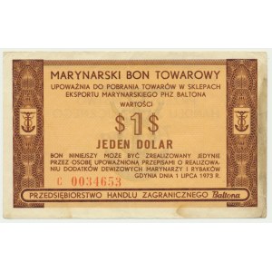 Baltona, 1 dolar 1973 - C - RZADKI I ŁADNY