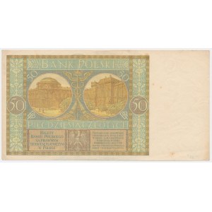 50 złotych 1929 - Ser.B.H. - ŚWIEŻY
