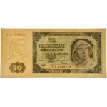 50 złotych 1948 - CT - PMG 66 EPQ - papier prążkowany