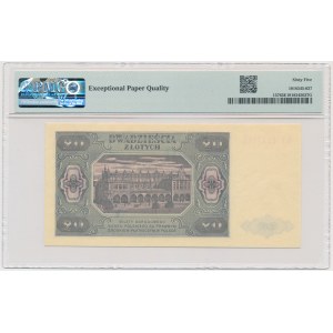 20 złotych 1948 - GI - PMG 65 EPQ