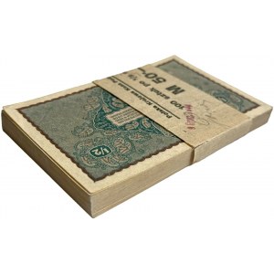 Paczka bankowa 1/2 marki 1920 - (94 szt.) - RZADKOŚĆ