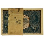 Paczka bankowa 1/2 marki 1920 - (94 szt.) - RZADKOŚĆ