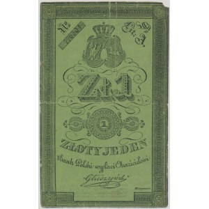1 złoty 1831 - Głuszyński - gruby papier