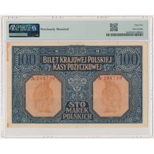 100 marek 1916 - Jenerał - 6 cyfr - PMG 55 - RZADKI