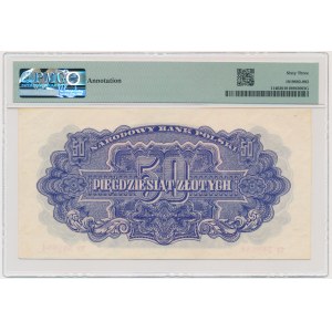 50 złotych 1944 ...owym - TY - PMG 63
