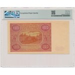100 złotych 1946 - Mz - seria zastępcza - PMG 53 EPQ - RZADKOŚĆ