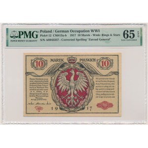 10 marek 1916 - Generał - biletów - PMG 65 EPQ