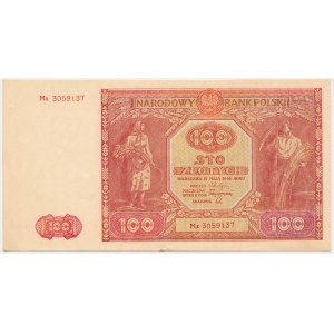 100 złotych 1946 - Mz - seria zastępcza - RZADKOŚĆ