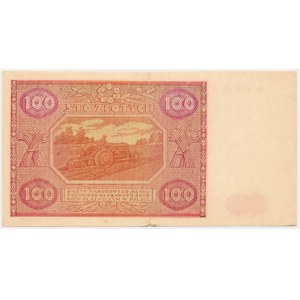 100 złotych 1946 - Mz - seria zastępcza - RZADKOŚĆ