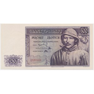 500 złotych 1939 - C - RZADKI