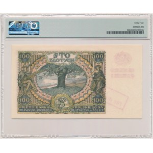 100 złotych 1934(9) z ORYGINALNYM przedrukiem - Ser.C.Y. - PMG 64