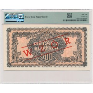 500 złotych 1944 ...owe - WZÓR - Ax - PMG 64 EPQ