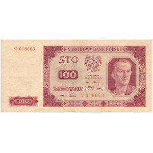 100 złotych 1948 - M - RZADKI I ŁADNY