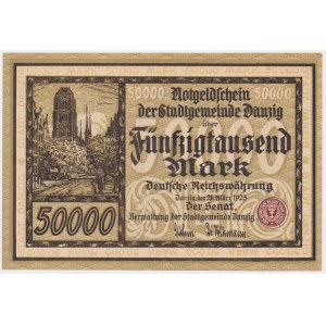 Danzig, 50.000 Mark 1923