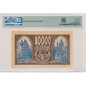 Danzig, 10.000 Mark 1923 - PMG 64 EPQ