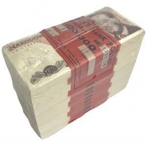 Zgrzewka bankowa 100 złotych 1988 - TS - (1.000 szt.)
