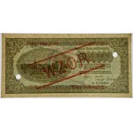 1 milion marek 1923 - WZÓR - A0012345/A6789000 - PMG 58