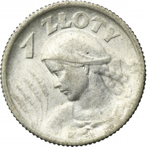 Kobieta i kłosy, 1 złoty Paryż 1924