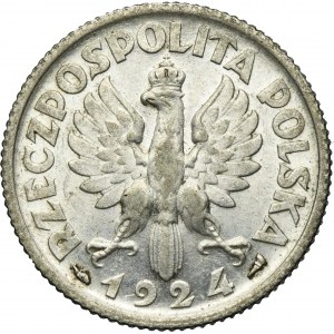 Kobieta i kłosy, 1 złoty Paryż 1924