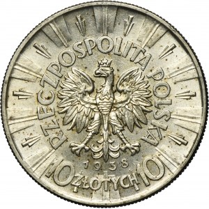 Piłsudski, 10 złotych 1938