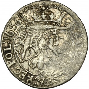 Jan II Kazimierz, 6 Groschen Lviv 1656 - RARE, ex. Potocki