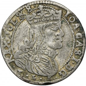 John II Casimir, 6 Groschen Vilnius 1665 TLB - IOA