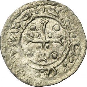 Boleslaw III Wrymouth, Denarius Krakau - Prince on the throne