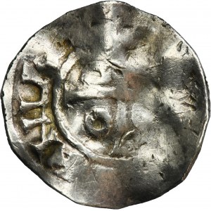 Greater Poland, Boleslaus I the Brave, Denarius JIVA - VERY RARE