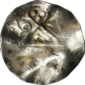 Greater Poland, Boleslaus I the Brave, Denarius JIVA - VERY RARE