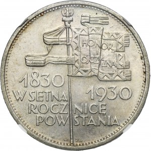 Sztandar, 5 złotych 1930 - NGC MS62