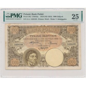 1.000 złotych 1919 - S.A - PMG 25
