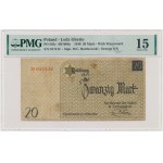 20 Mark 1940 - no.1 with watermark - PMG 15 - RARE