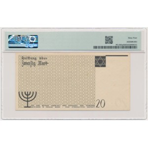 20 Mark 1940 - no. 1 without watermark - PMG 64