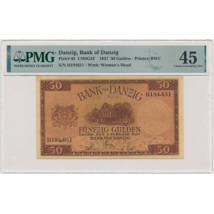 Danzig, 50 Gulden 1937 - H - PMG 45