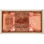 Danzig, 50 Gulden 1937 - SPECIMEN - PROOF - A 000,000 - (A) - PMG 53 - VERY RARE
