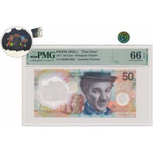 PWPW, Chaplin 2020 - PMG 66 EPQ - BD - NIEZNANA wersja z Chaplinem w okienku i kliszą
