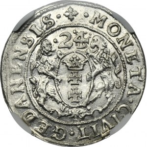 Žigmund III Vasa, Ort Gdansk 1624/3 - PR- - NGC MS63