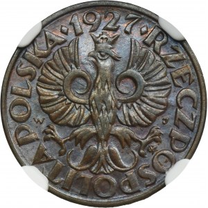 2 grosze 1927 - NGC MS64 BN