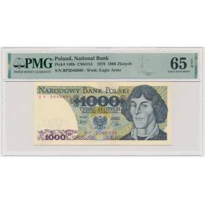 1.000 złotych 1979 - BP - PMG 65 EPQ - wyjątkowa rzadkość