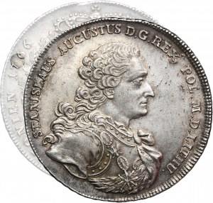 Poniatowski, Thaler Warsaw 1766 FS