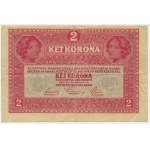 Austria, 2 Kronen 1917 - with overprint RZECZPOSP. POLSKA - RARE