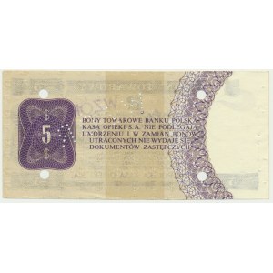 Pewex, 10 dolarów 1979 - WZÓR - HF 0000000 - NIENOTOWANY