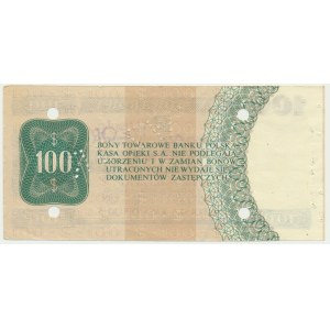 Pewex, 100 dolarów 1979 - WZÓR - HK 0000000 - NIENOTOWANY