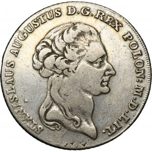Poniatowski, Thaler 6 zloty Warsaw 1794
