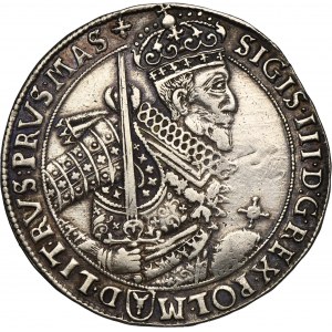 Sigismund III Vasa, Thaler Bromberg 1628 II - RARE