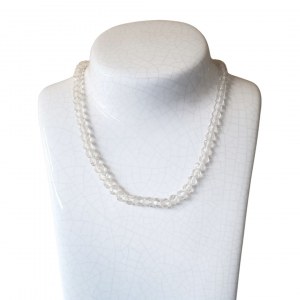 Necklace of faceted beads