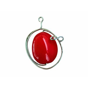 Red eyelet pendant