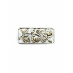 Silver brooch with roses (800)