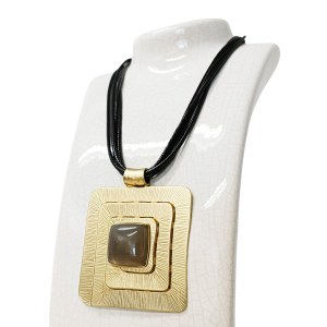 Fancy necklace with large pendant