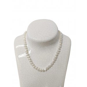Collier de perles avec fermoir en argent (925)